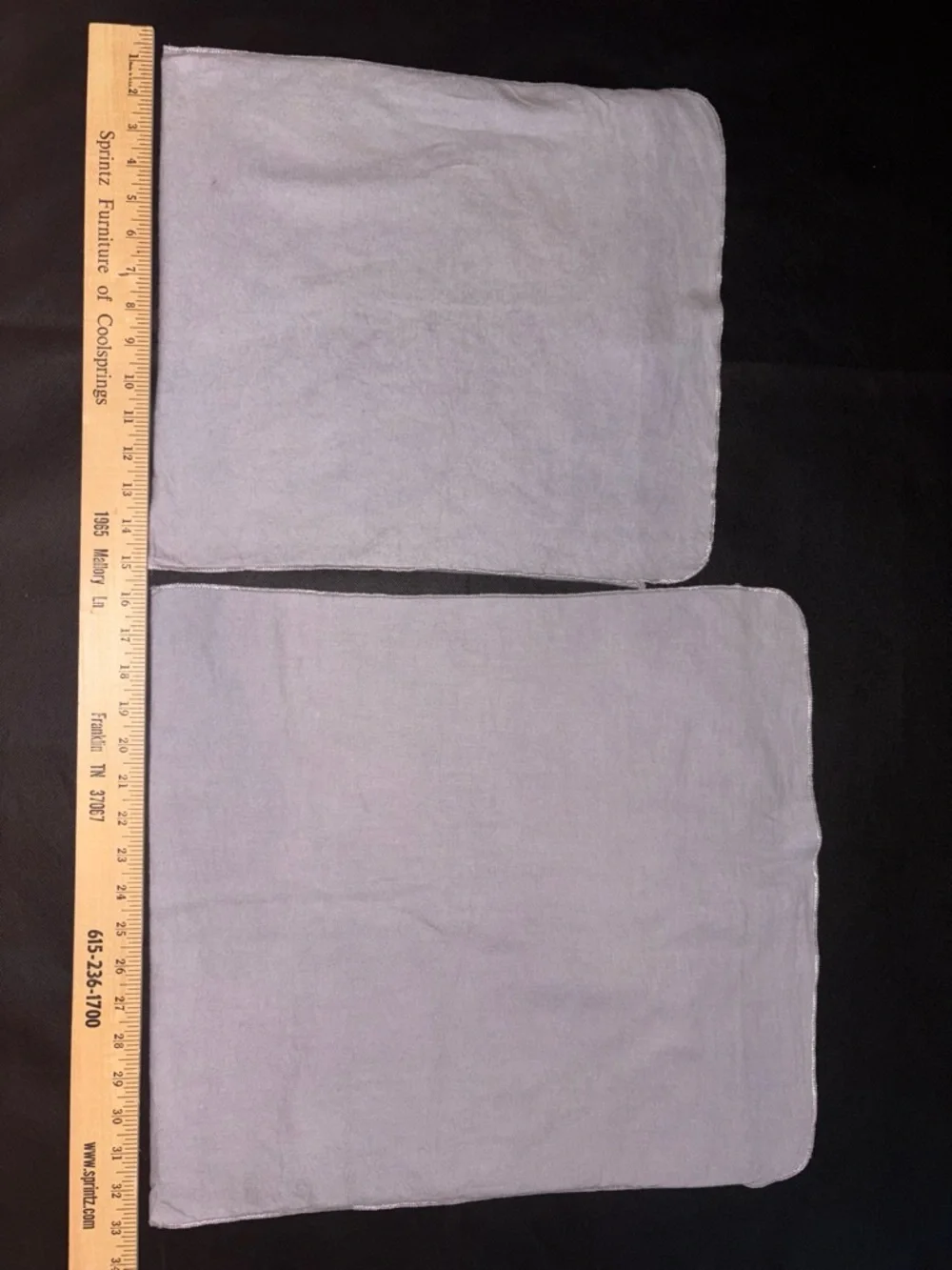 Neiman Marcus Sterling Silver Anti-Tarnish Flannel Storage Pouches (Set of 2)